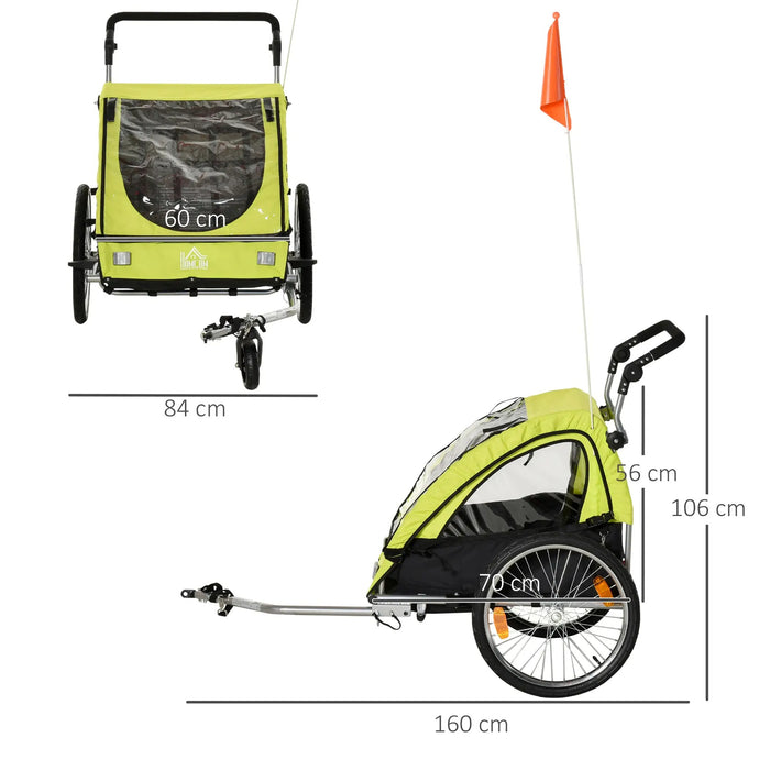 sicherheitsgurt fahrradanhänger 2-in-1 Kinderanhänger Regenschutz Sicherheitsgurt für 2 Kinder, 160x8 — floki24