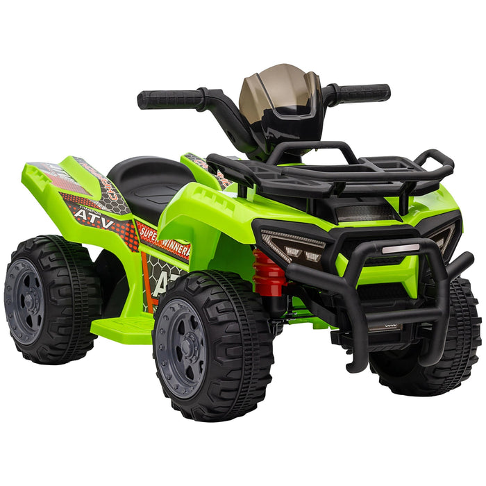 Mini Elektro-Quad Kinder ATV für 18-36 Monate Kinder Metall PP-Kunststoff Grün 70x42x45cm