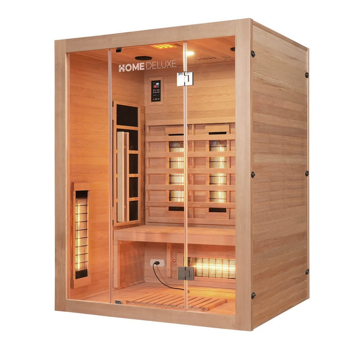 Infrarotkabine OSIRIS L - 150x120 cm für 2-3 Personen - Vollspektrum