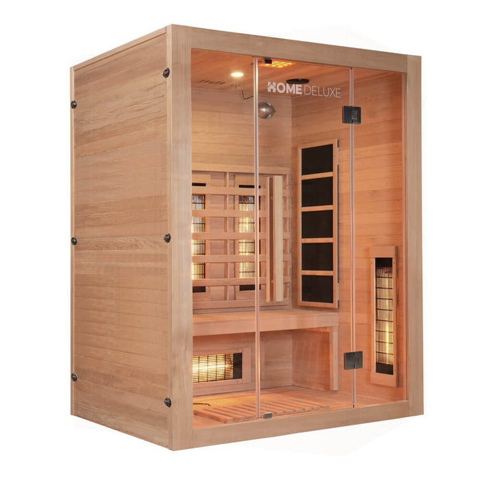 Infrarotkabine OSIRIS L - 150x120 cm für 2-3 Personen - Vollspektrum
