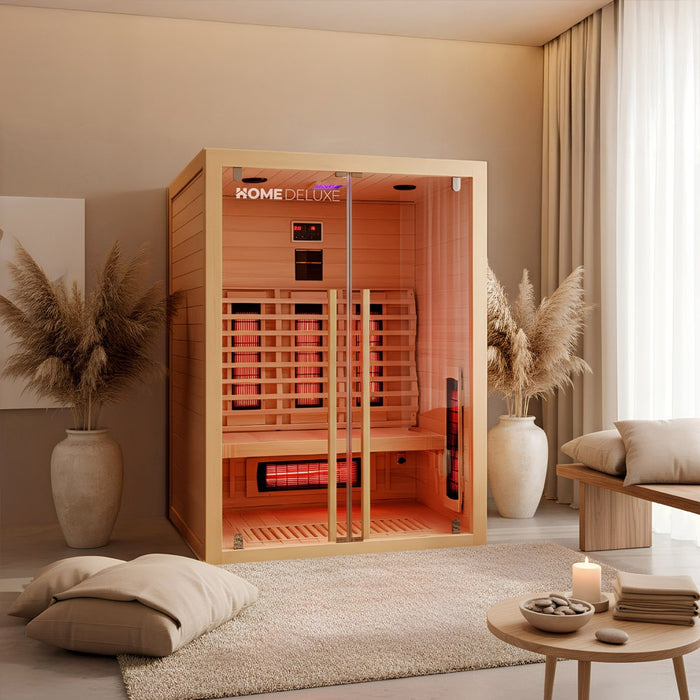 Cabine infrarouge VERA M - 135x105 cm pour 2 personnes - cabine infrarouge de 2350 watts