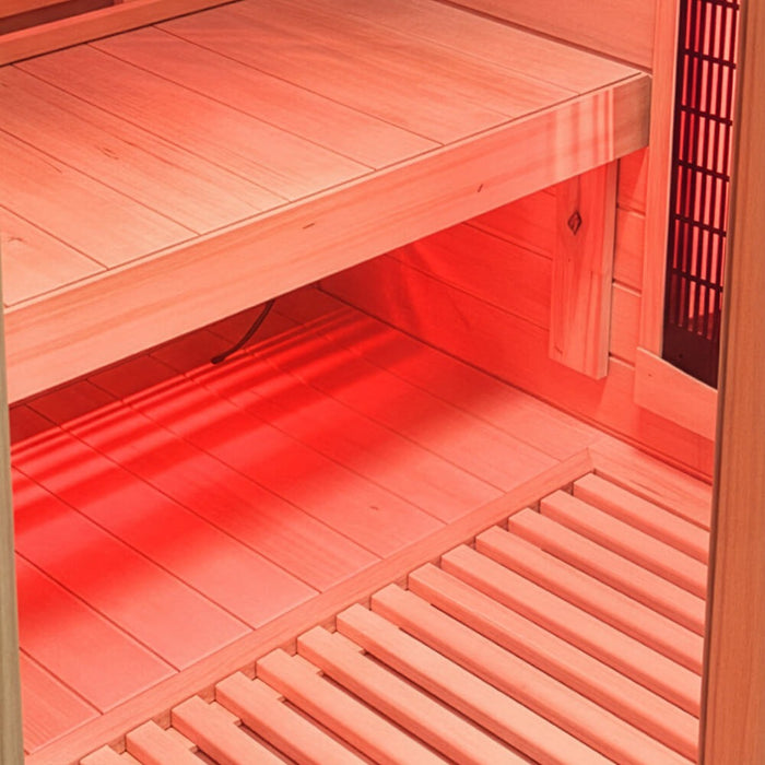 Cabine infrarouge VERA M - 135x105 cm pour 2 personnes - cabine infrarouge de 2350 watts