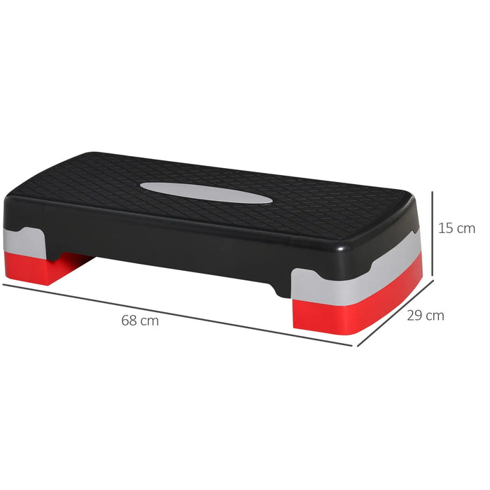 Aerobic Stepper a 2 stadi regolabile, 68x28x15cm