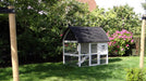 Kaninchenstall XXL grosser Stall mit Auslauf, Schublade und Strauraum, 168x150x157cm