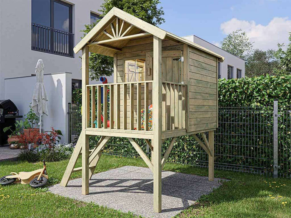 Spielhaus, Play Tower, Stelzenhaus 'Laugh XL', 155.3x188x244.5cm (bxtxh)