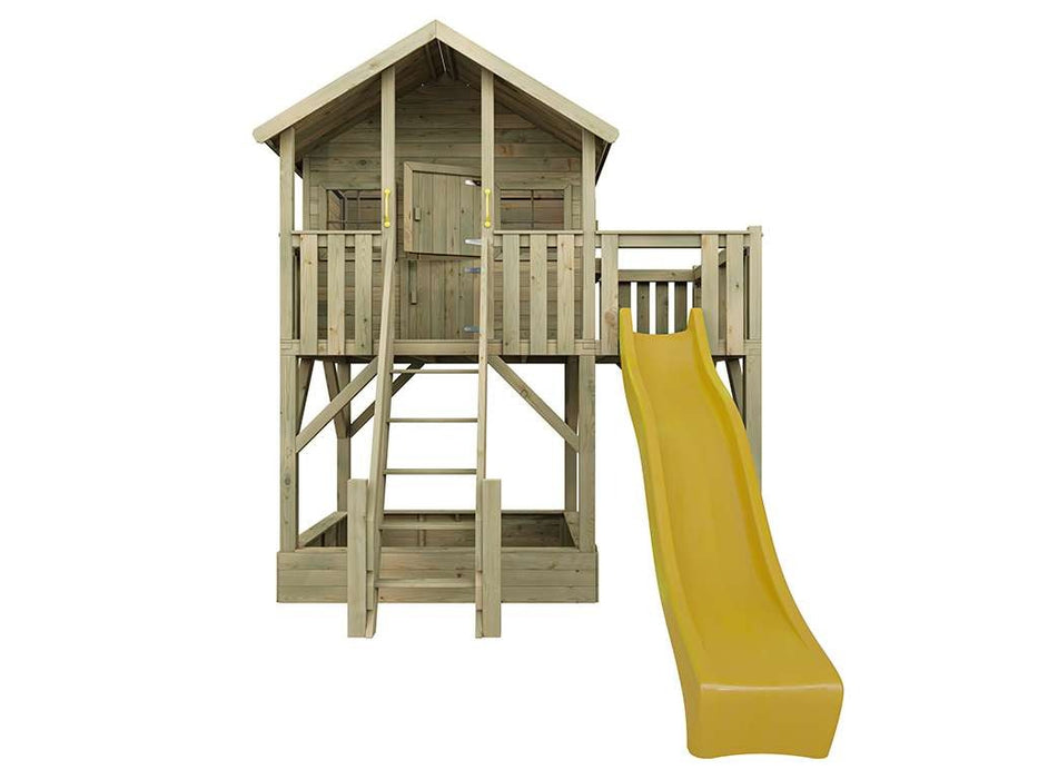 Stelzenhaus 'BIG XL' inkl. Rutsche Gelb, 288,5x292,7x322,7cm (BxTxH)