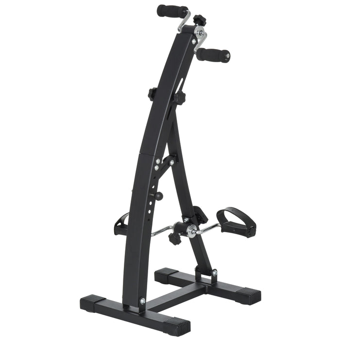 Trainer à domicile - Entraîneur pédale pour les seniors Steel Black 41x50x96cm