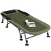 Campingliege Campingbett Feldbett Grün, 200x85x40-55cm