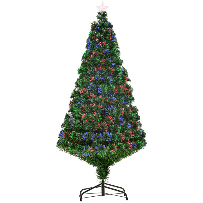 Arbre de Noël en fibres légères avec support en métal - 150 cm