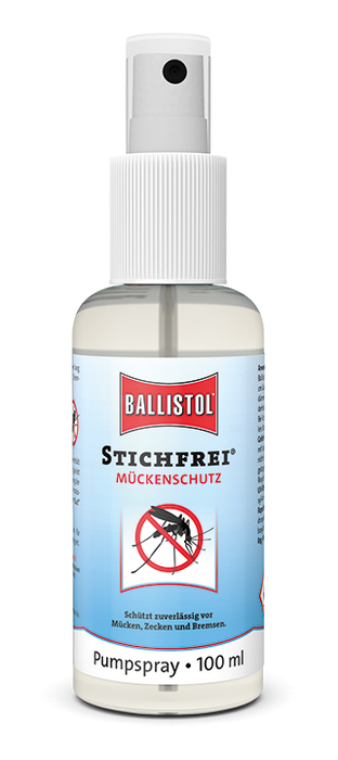 Ballistol Stitch -Spray per pompa di protezione da zanzare senza zanzare, 100 ml