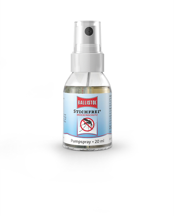 Ballistol Stitch -Spray per pompa di protezione da zanzare senza zanzare, 20 ml