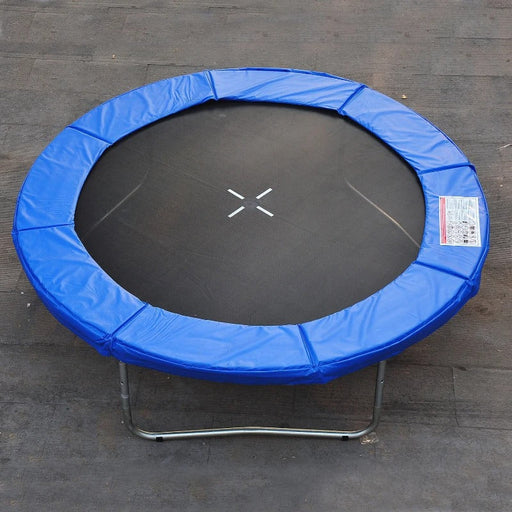 Trampolin Randabdeckung Sicherheitsnetz Wetterplane 8ft 10ft 12ft 15ft Randabdeckung: Ø 305cm-Blau(Trampolin nicht enthalten)