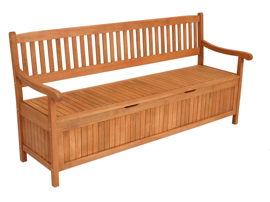 Banc de poitrine avec embouteillages Montego XXL, Eucalyptus Wood - 180 cm