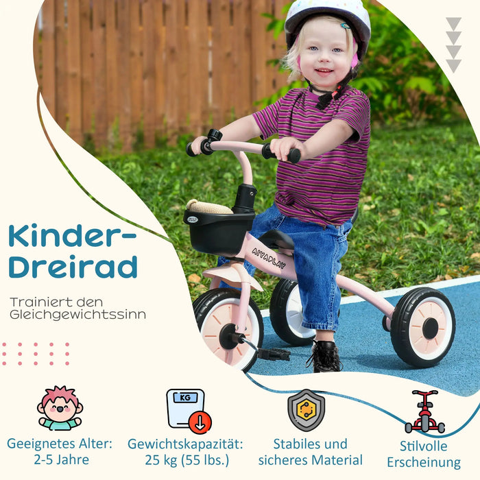 Trey Bike for Children Head-Ajustiable SEAT KLINGEL BICYCY PANKEUR POUR 2-5 ANS