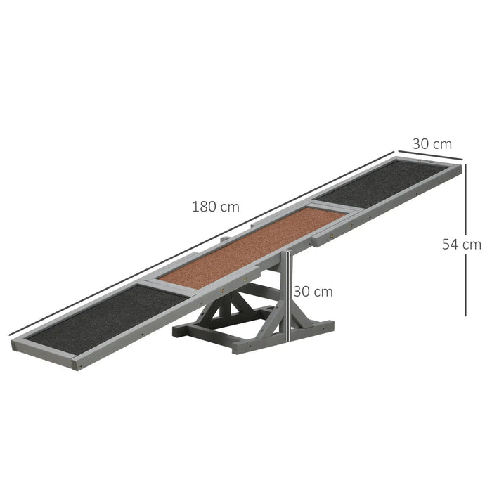 Ensemble de formation de chiens de slalom en plastique, 99x65x94cm