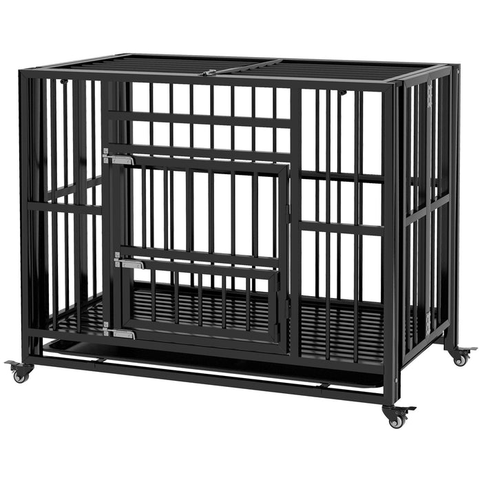 Box Box Dog Cage Lock Rôles universels, 94x58x78cm