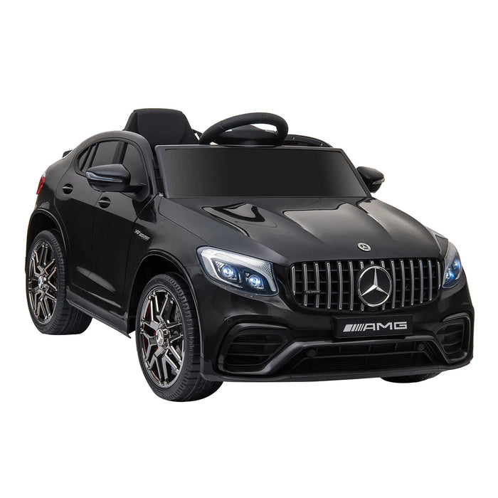 Véhicule pour enfants 12V Mercedes-Benz AMG GLC63S Coupé License ACTRIC avec télécommande et moteurs 2x35W à distance, noire 115x70x55cm