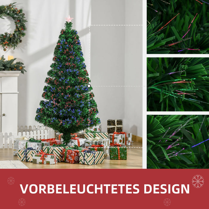 Arbre de Noël en fibres légères avec support en métal - 150 cm