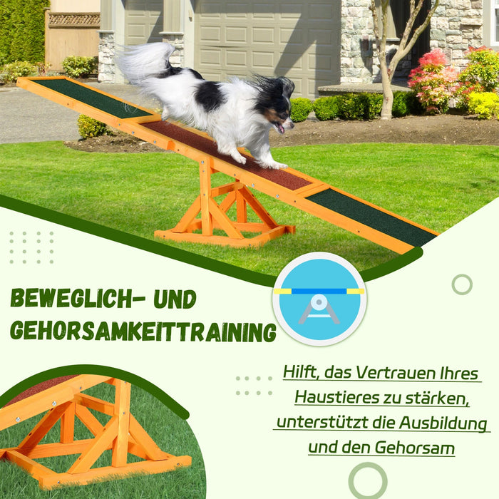 Hurdle set slalom dog training set plastic, 99x65x94cm