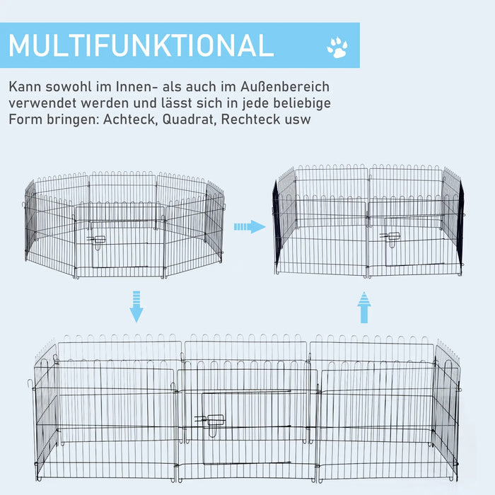 Puppy Puppy Spout Fence Fence Freewheeling, 71x61cm