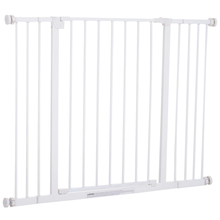 Protection de porte Grille Grille Protection Grilles sans forage blanc, 76-107x76cm