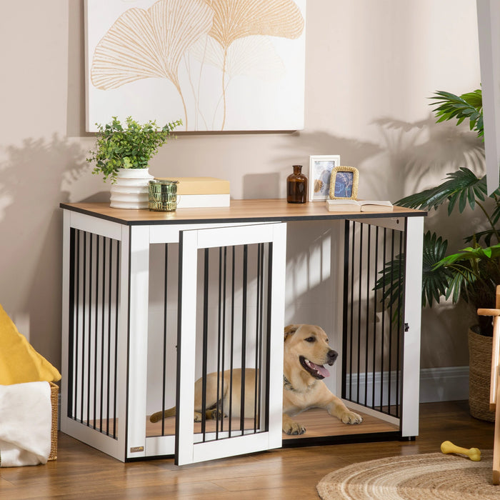 Dog box dog cage for small and medium -sized dogs, 106x60x76cm